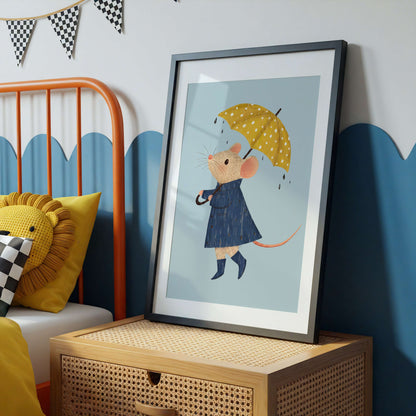 Boy Mouse Wall Art Set of 6 Prints | Unframed