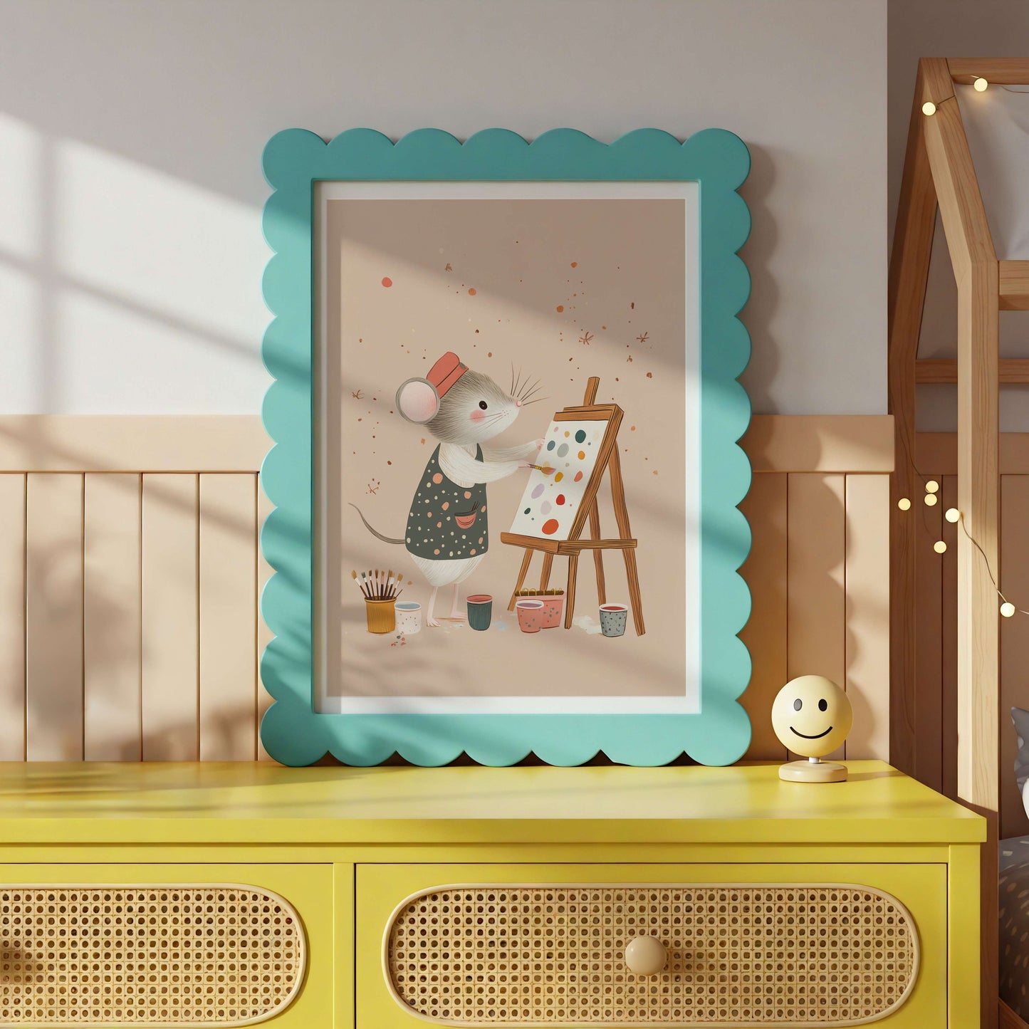 Painting Mouse Print | Unframed