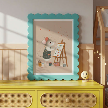 Painting Mouse Print | Unframed
