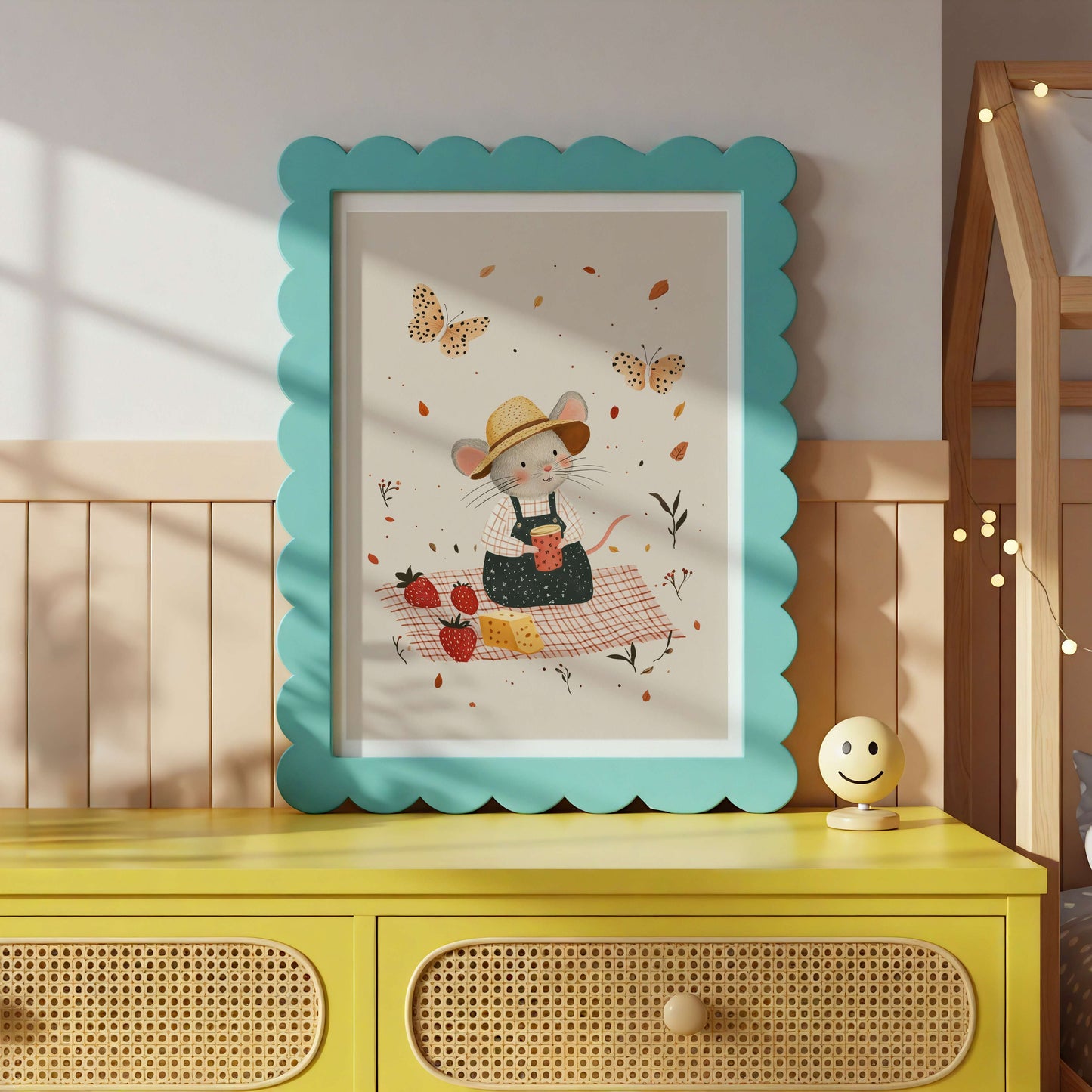 Picnic Mouse Print | Unframed