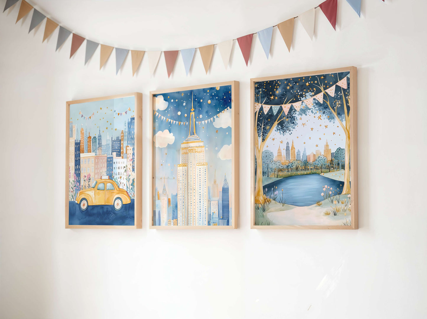 Central Park Wall Art Print | Unframed