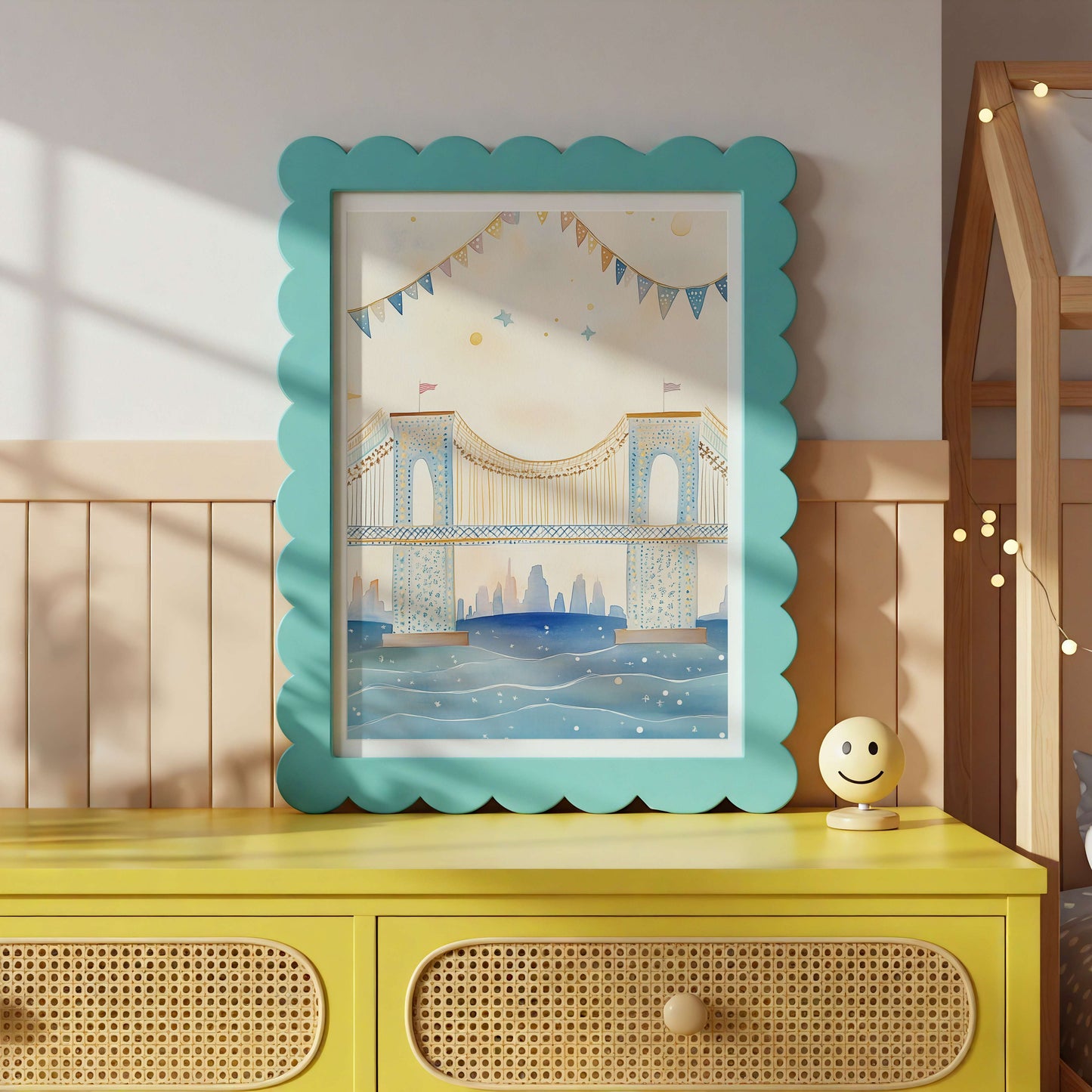 Brooklyn Bridge Wall Art Print | Unframed