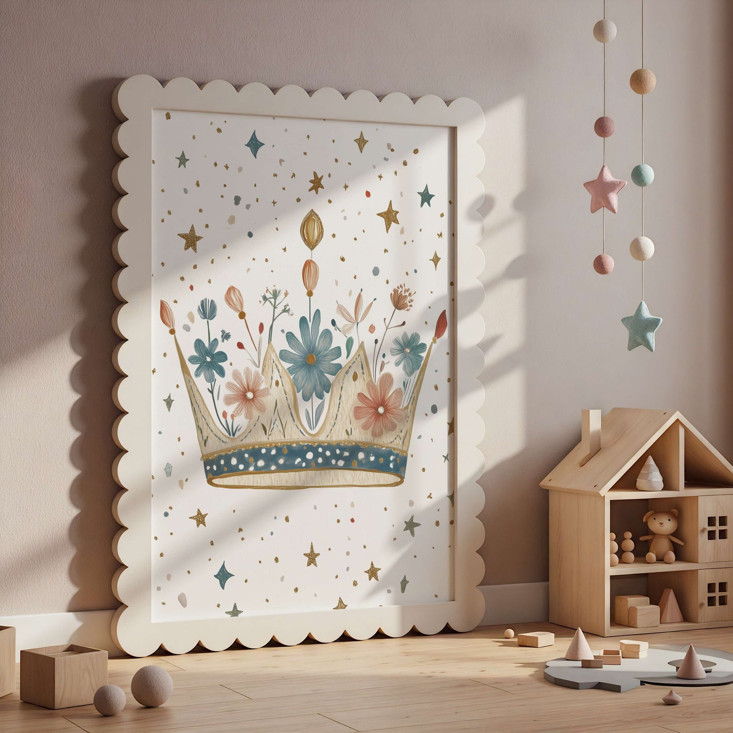 Princess Flower Crown | Unframed