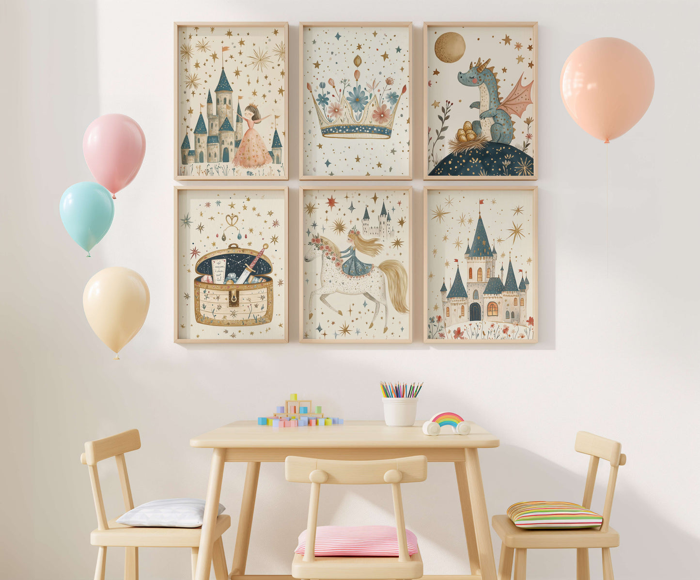 Princess And The Horse | Unframed