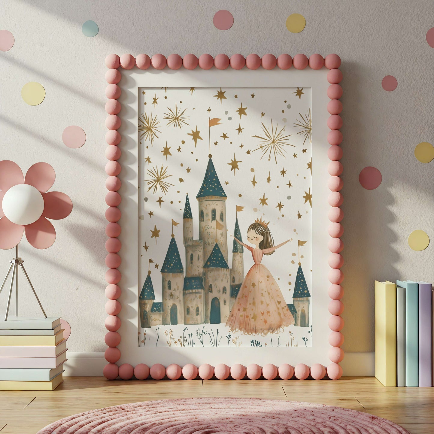 Princess And The Castle | Unframed