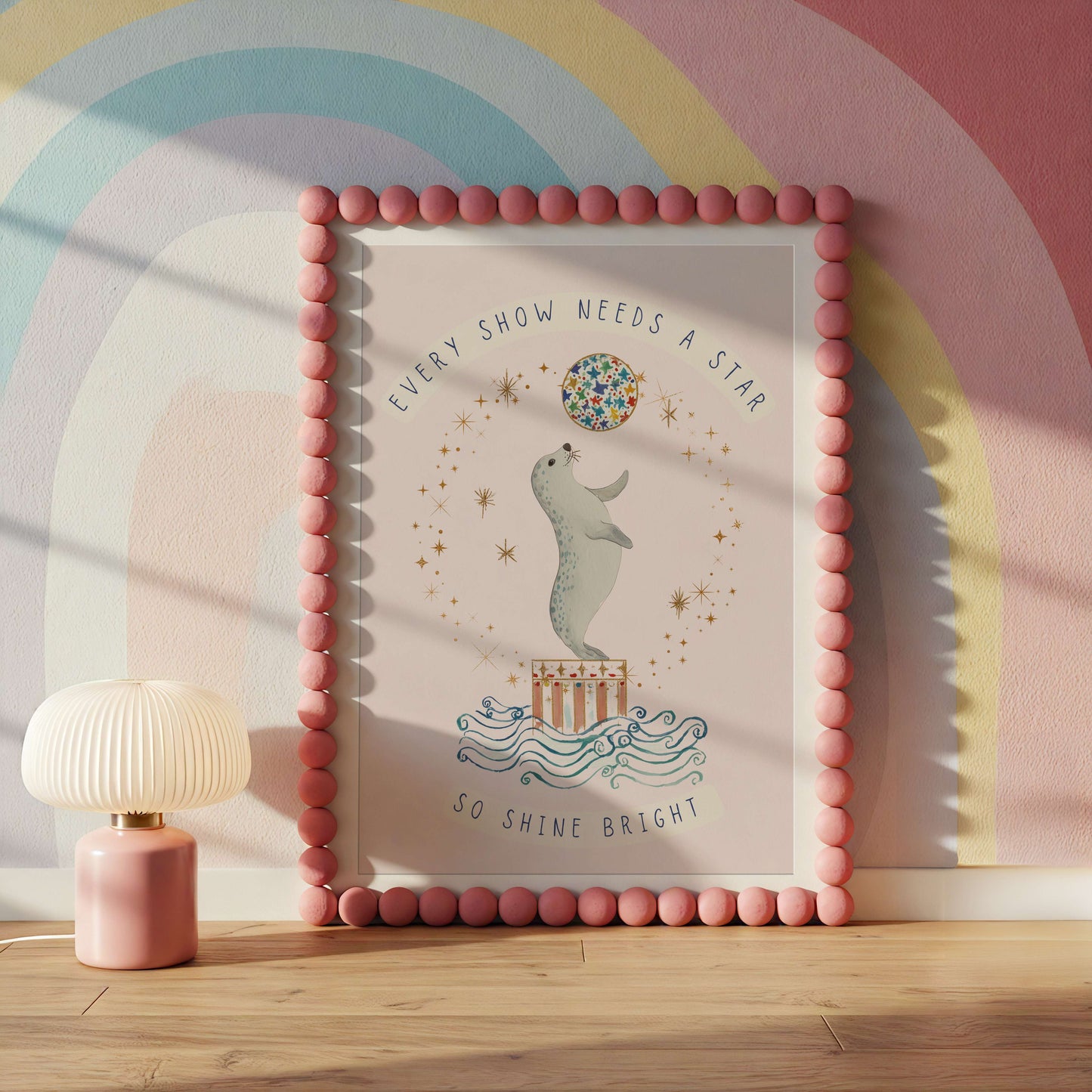 Circus Seal Words To Grow | Unframed