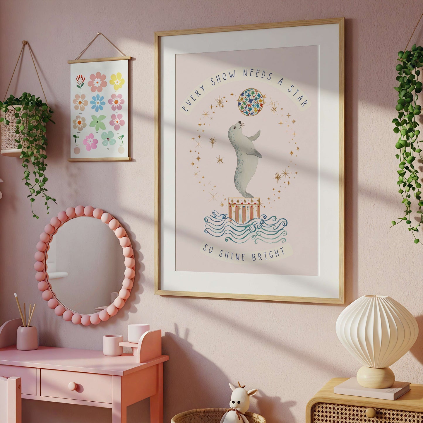 Circus Seal Words To Grow | Unframed